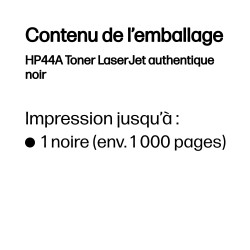 HP HP44A Toner LaserJet authentique noir | JDB-Info