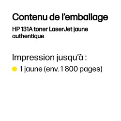 HP 131A toner LaserJet jaune authentique | JDB-Info