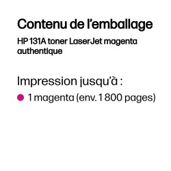 HP 131A toner LaserJet magenta authentique | JDB-Info