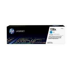 HP 128A toner LaserJet cyan authentique | JDB-Info