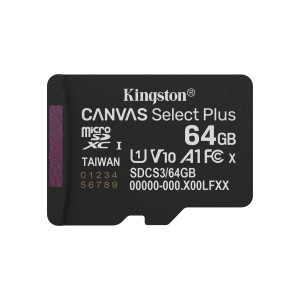 Kingston Technology Canvas Select Plus Gen3 64 Go MicroSDXC | JDB-Info