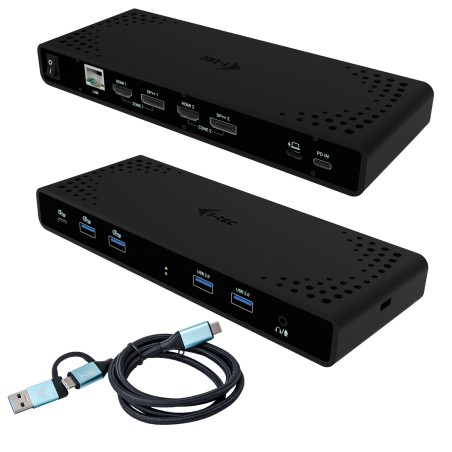 i-tec CADUA4KDOCKPDB station d'accueil Avec fil USB 3.2 Gen | JDB-Info