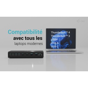 i-tec CA6MONITORDOCKPD station d'accueil Avec fil USB 3.2 G | JDB-Info