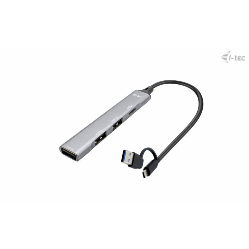 i-tec CAHUBMETALMINI4 hub & concentrateur USB 3.2 Gen 1 (3. | JDB-Info
