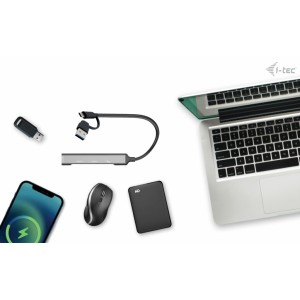 i-tec CAHUBMETALMINI4 hub & concentrateur USB 3.2 Gen 1 (3. | JDB-Info