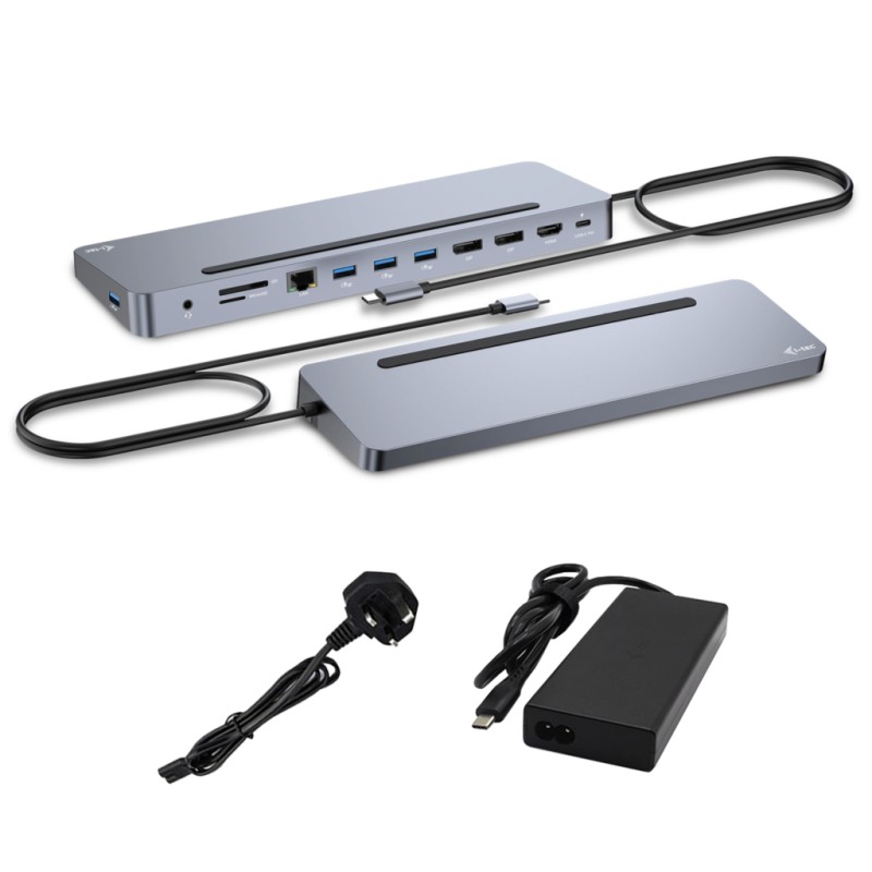 i-tec C31FLAT2PDPRO100W station d'accueil Avec fil USB 3.2 | JDB-Info