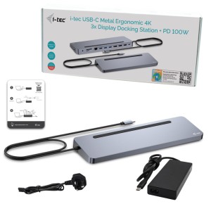 i-tec C31FLAT2PDPRO100W station d'accueil Avec fil USB 3.2 | JDB-Info