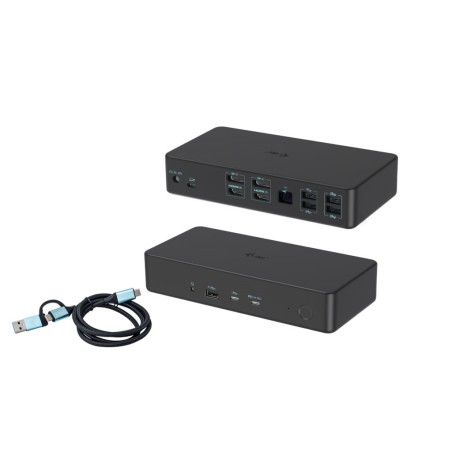i-tec CADUAL4KDOCKPD2 station d'accueil Avec fil USB 3.2 Ge | JDB-Info