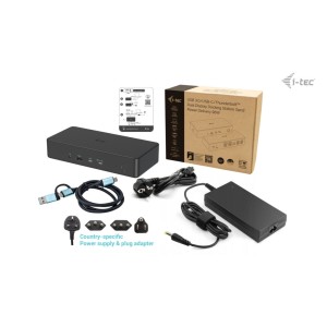 i-tec CADUAL4KDOCKPD2 station d'accueil Avec fil USB 3.2 Ge | JDB-Info