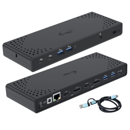 i-tec CADUA4KDOCKPDL2 station d'accueil Avec fil USB 3.2 Ge | JDB-Info