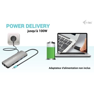 i-tec C31NANOHDM2DOCPD station d'accueil Avec fil USB 3.2 G | JDB-Info