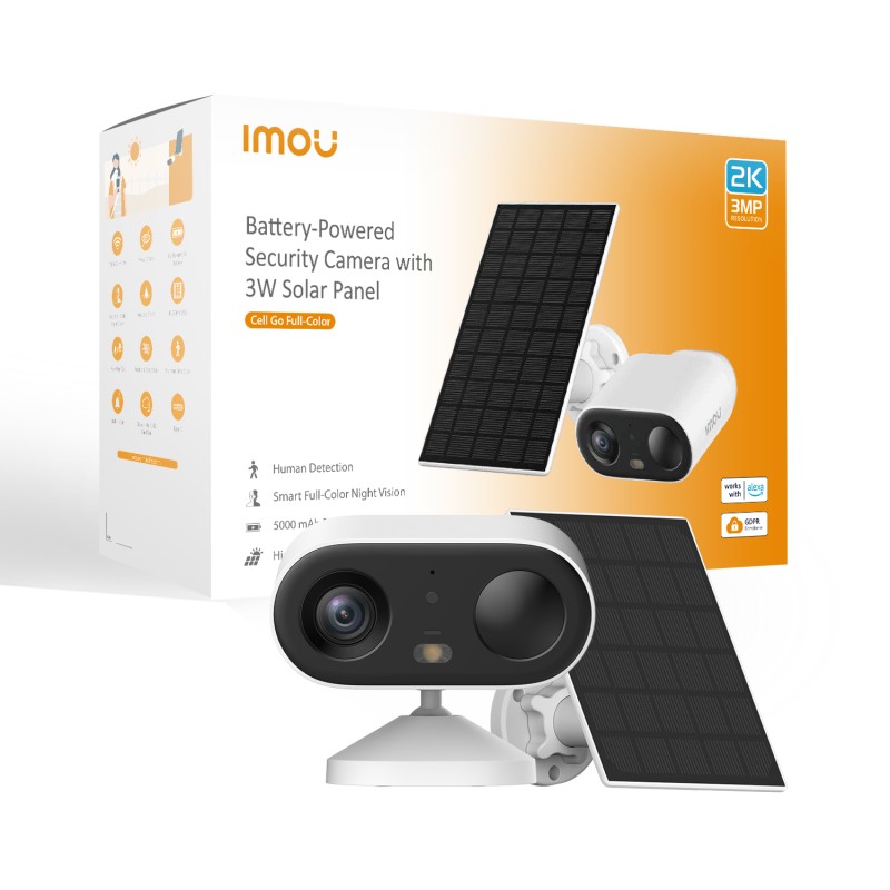 Imou Cell Go Full color Kit Balle (forme) Caméra de sécurit | JDB-Info