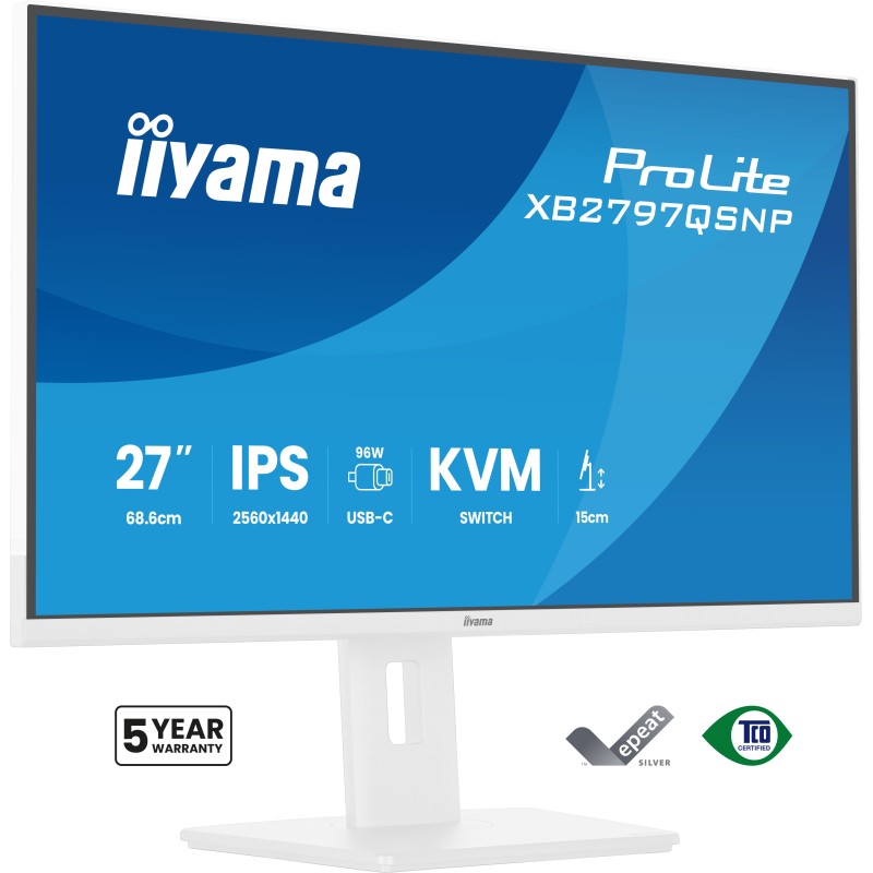 iiyama ProLite XB2797QSNP-W1 écran plat de PC 68,6 cm (27") | JDB-Info
