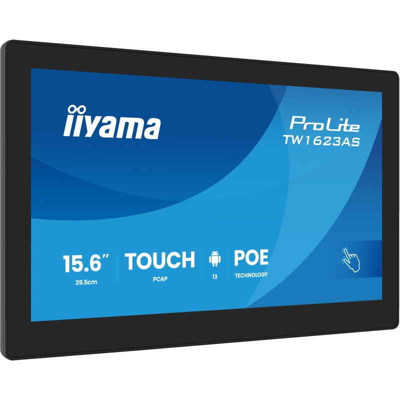 iiyama TW1623AS-B3P écran plat de PC 39,6 cm (15.6") 1920 x | JDB-Info