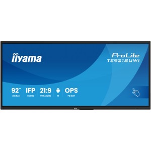 iiyama TE9218UWI-B1AG Écran d'affichage dynamique En forme | JDB-Info
