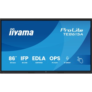 iiyama TE8615A-B2AG Écran d'affichage dynamique En forme de | JDB-Info