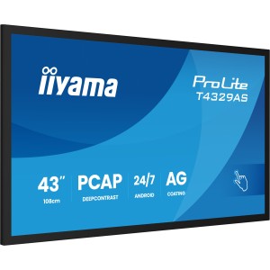iiyama T4329AS-B1AG écran plat de PC 108 cm (42.5") 3840 x | JDB-Info