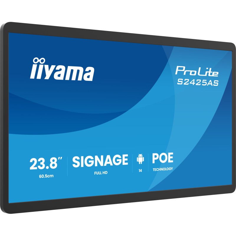 iiyama ProLite S2425AS-B1P Écran plat de signalisation numé | JDB-Info