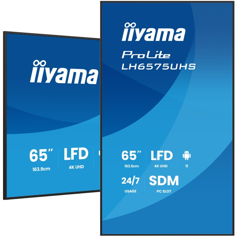 iiyama LH6575UHS-B2AG Écran d'affichage dynamique Écran pla | JDB-Info