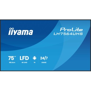 iiyama LH7564UHS-B1AG Écran d'affichage dynamique Écran pla | JDB-Info