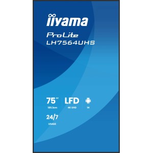 iiyama LH7564UHS-B1AG Écran d'affichage dynamique Écran pla | JDB-Info