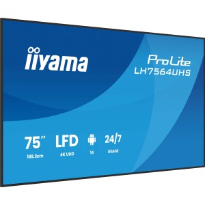 iiyama LH7564UHS-B1AG Écran d'affichage dynamique Écran pla | JDB-Info