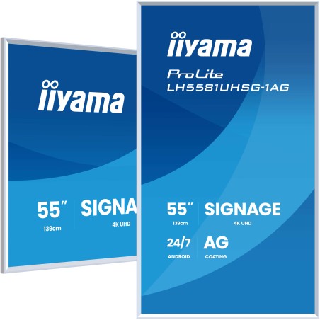 iiyama LH5581UHSG-1AG Écran d'affichage dynamique Écran pla | JDB-Info