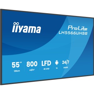 iiyama LH5566UHSB-B1AG Écran d'affichage dynamique Écran pl | JDB-Info