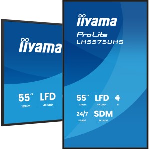 iiyama LH5575UHS-B2AG Écran d'affichage dynamique Écran pla | JDB-Info