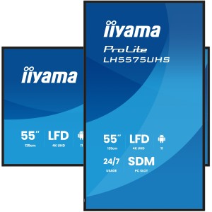 iiyama LH5575UHS-B2AG Écran d'affichage dynamique Écran pla | JDB-Info
