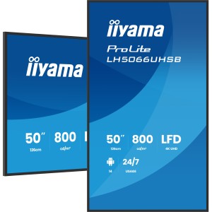 iiyama LH5066UHSB-B1AG Écran d'affichage dynamique Écran pl | JDB-Info