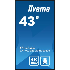 iiyama LH4365UHSB-B1 Écran d'affichage dynamique En forme d | JDB-Info