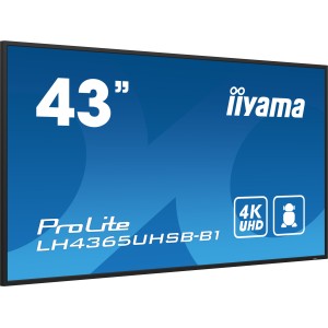 iiyama LH4365UHSB-B1 Écran d'affichage dynamique En forme d | JDB-Info