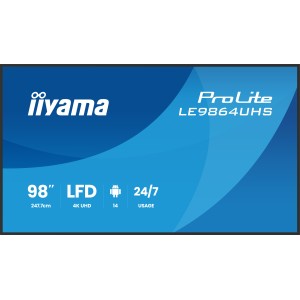 iiyama LE9864UHS-B1AG Écran d'affichage dynamique Écran pla | JDB-Info