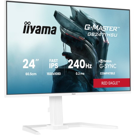 iiyama G-MASTER GB2471HSU-W1 écran plat de PC 60,5 cm (23.8 | JDB-Info