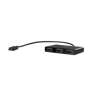HP USB-C to USB-A Hub USB 3.2 Gen 1 (3.1 Gen 1) Type-C Noir | JDB-Info