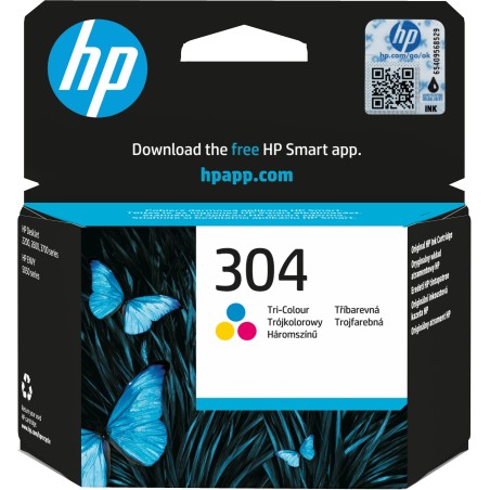 HP 304 Tri-color Original Ink Cartridge cartouche d'encre 1 | JDB-Info