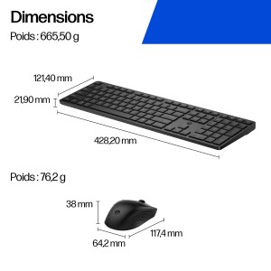HP Multi-Device Dual-Mode Mouse and Keyboard Combo 495C cla | JDB-Info