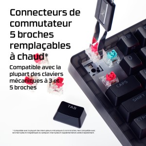 HyperX Origins 2 65 clavier Gaming USB Noir | JDB-Info