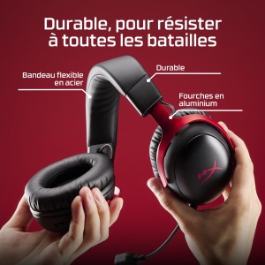 HyperX Cloud III S Wireless Black-Red Gaming Headset Arceau | JDB-Info