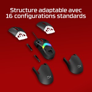 HyperX Pulsefire Saga Wired Gaming Mouse souris Ambidextre | JDB-Info