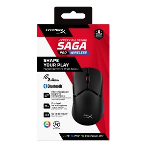 HyperX Pulsefire Saga Pro Wireless Gaming Mouse souris Ambi | JDB-Info