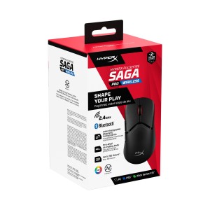 HyperX Pulsefire Saga Pro Wireless Gaming Mouse souris Ambi | JDB-Info