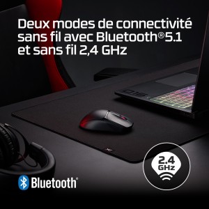 HyperX Pulsefire Fuse Wireless Gaming Mouse souris Ambidext | JDB-Info