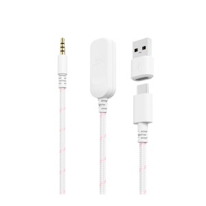 HyperX Cloud III White/Pink Gaming Headset Avec fil Arceau | JDB-Info
