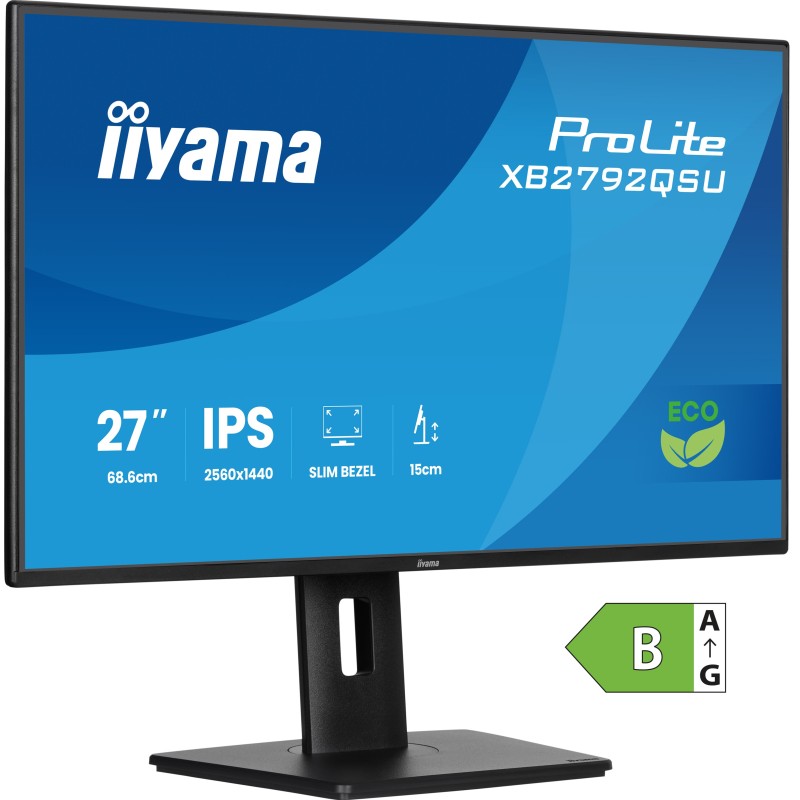 iiyama ProLite XB2792QSU-B1 écran plat de PC 68,6 cm (27") | JDB-Info
