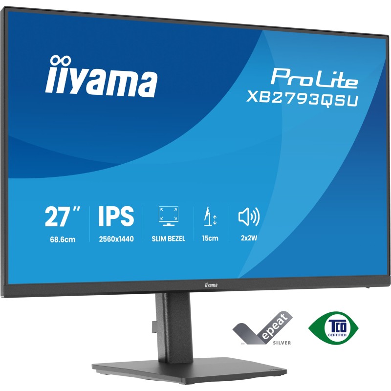 iiyama ProLite XB2793QSU-B1 écran plat de PC 68,6 cm (27") | JDB-Info