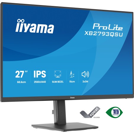 iiyama ProLite XB2793QSU-B1 écran plat de PC 68,6 cm (27") | JDB-Info
