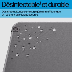 HP 100 Sanitizable Mouse Pad Gris | JDB-Info