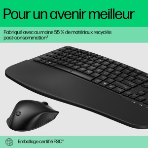 HP 680 Comfort Dual-Mode Keyboard and Mouse Combo clavier S | JDB-Info